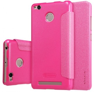 Шкіряний чохол книжка Nillkin Sparkle SP-LC до смартфонів Redmi 3 Pro Red